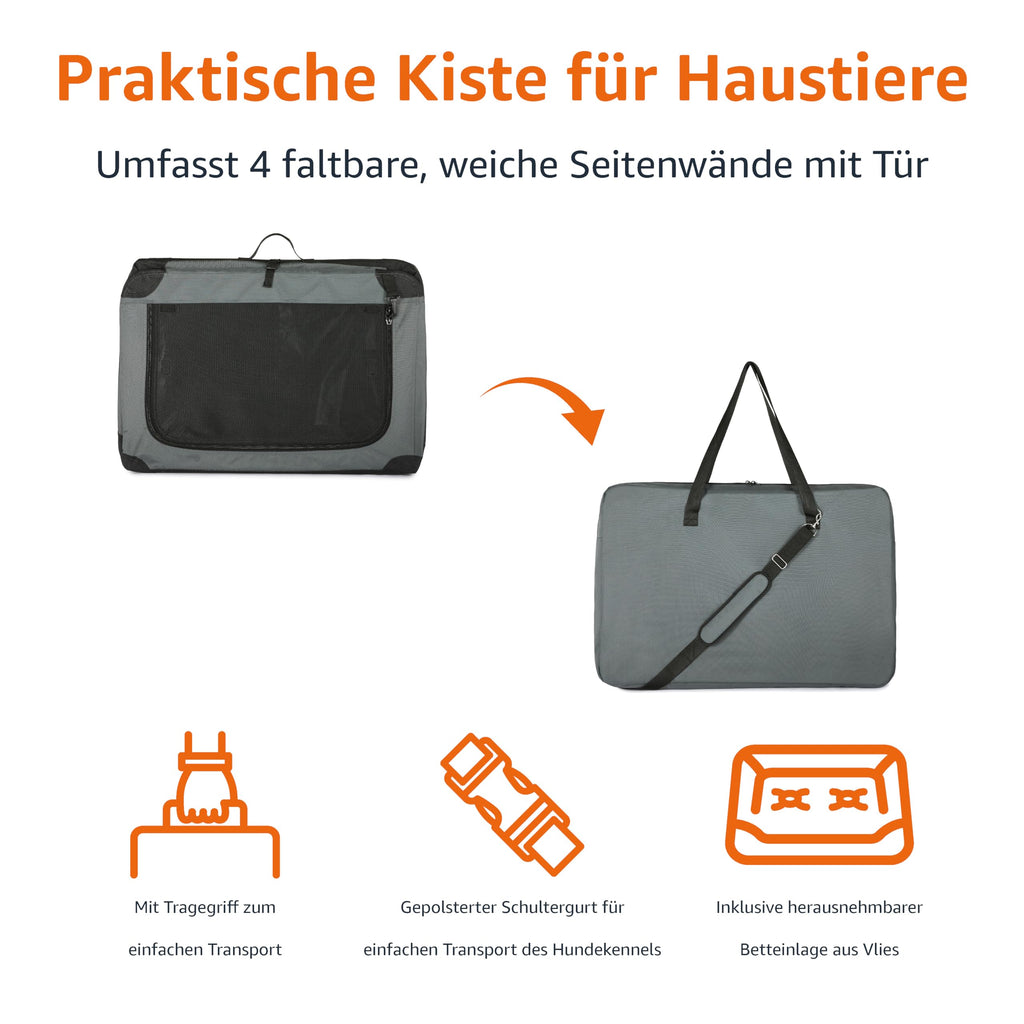 Faltbare Transporttasche für Katzen & kleine Hunde
