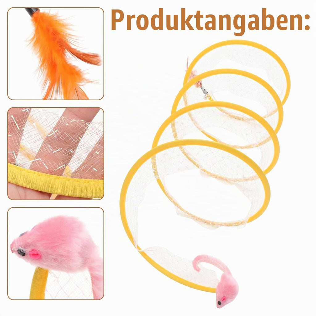 Faltbarer Katzen-Spieltunnel