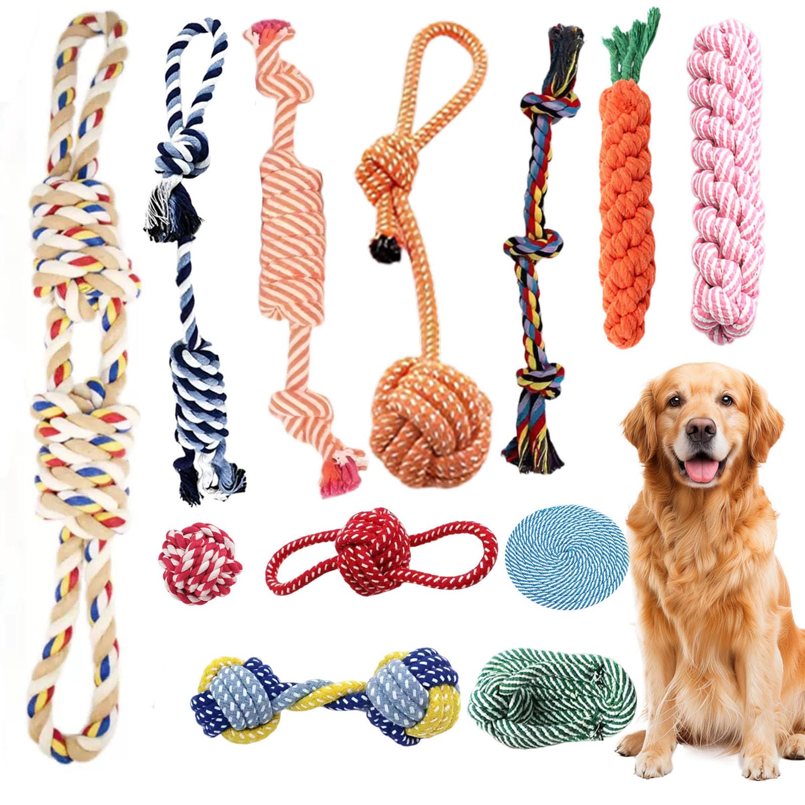 Hundespielzeug-Set (robust)